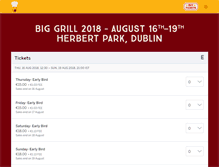 Tablet Screenshot of biggrillfestival.com
